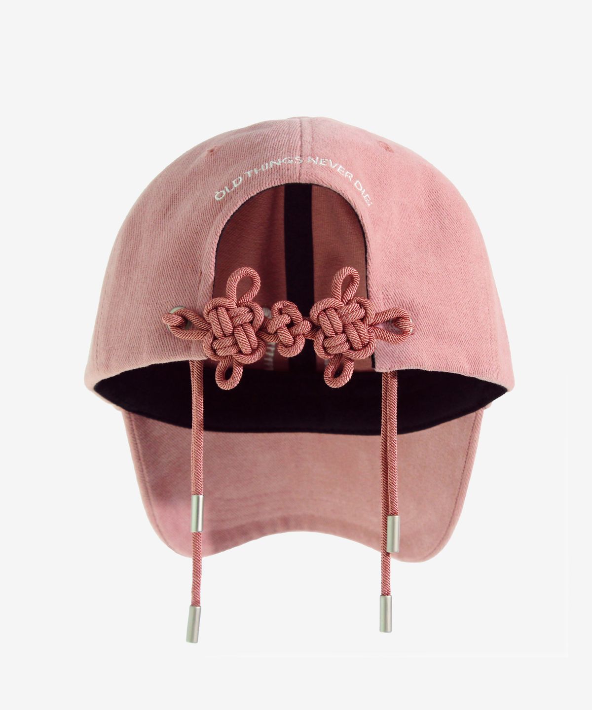 [Korean Celebrity Pick] DOUBLE HEART KNOT CAP [Pink]