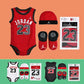 Nike Kids Jordan Baby Bodysuit Set Hat + Socks (for ~ 6 months baby)