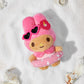 [Olive Young x Sanrio] Ten by Ten Doll Keyring (Tanning Sanrio Characters)