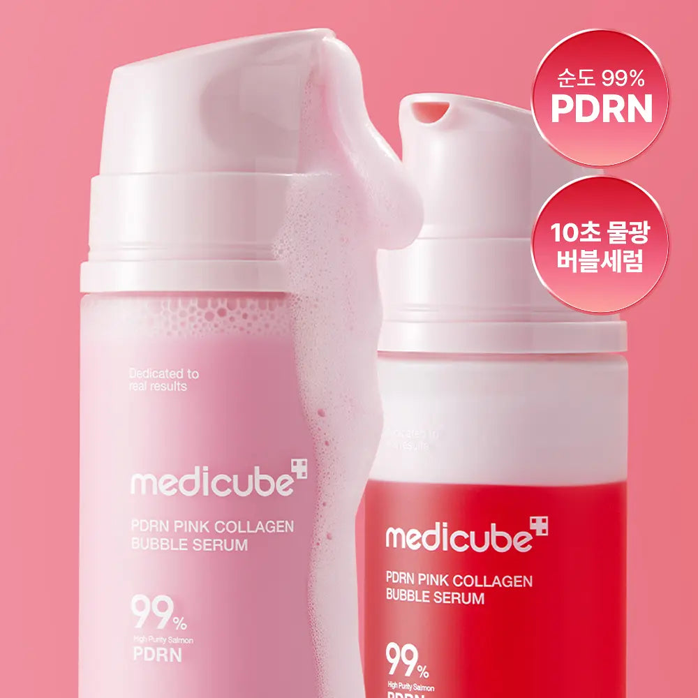 Medicube PDRN Pink Collagen Bubble Serum