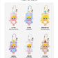 Baby Molly Friend Series Keyring (Random)