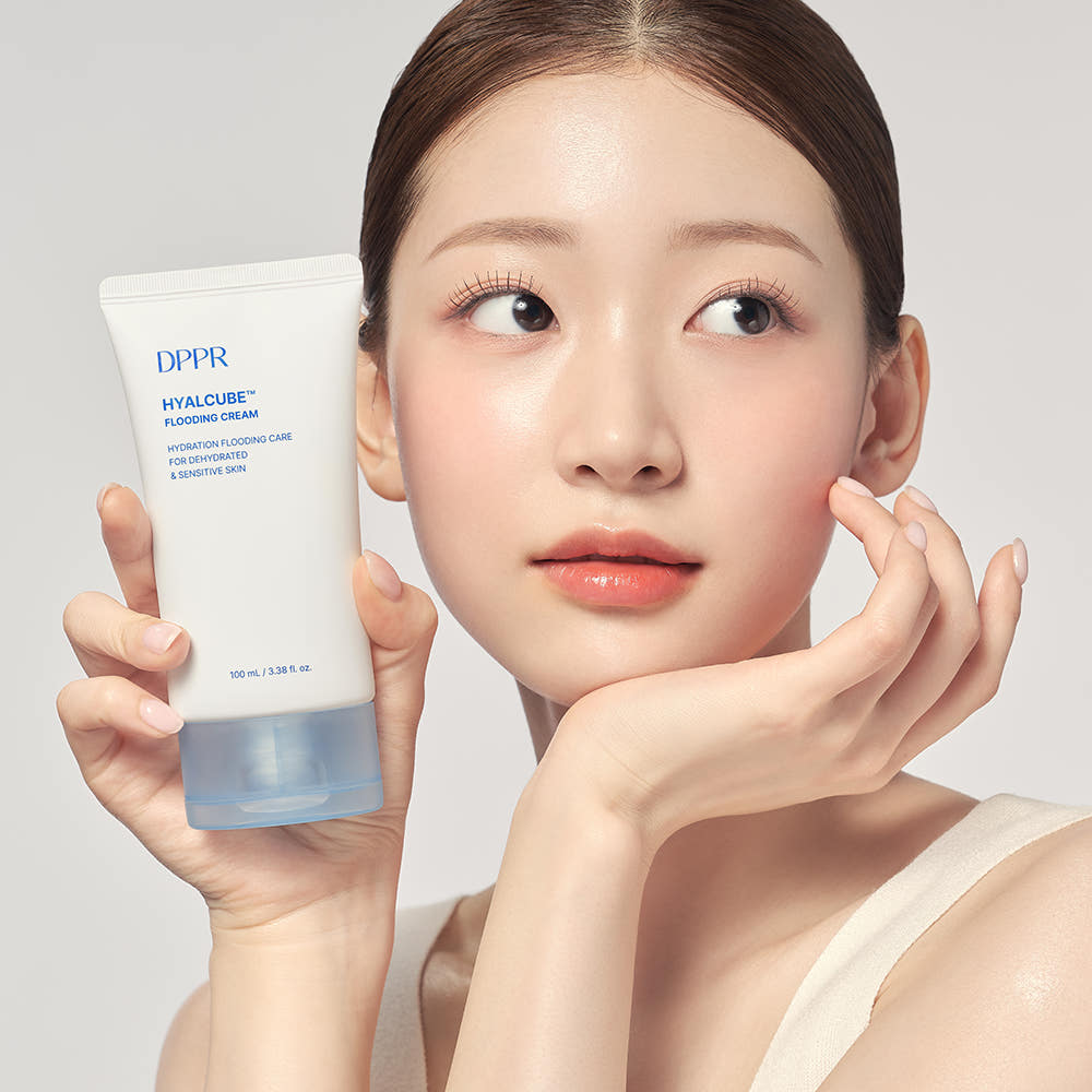 DPPR Hyaluronic Acid Hyal Cube Mildly Acidic Moisture Toner 300ml + Moisture Cream 100ml + Moisture Serum 50ml