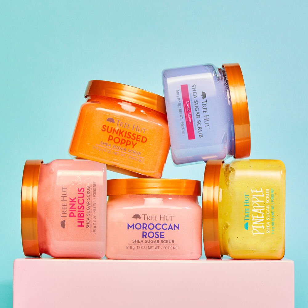 Tree Hut Shea Sugar Scrub 510g + Spatula Giveaway [Tanning Hello Kitty Collab]