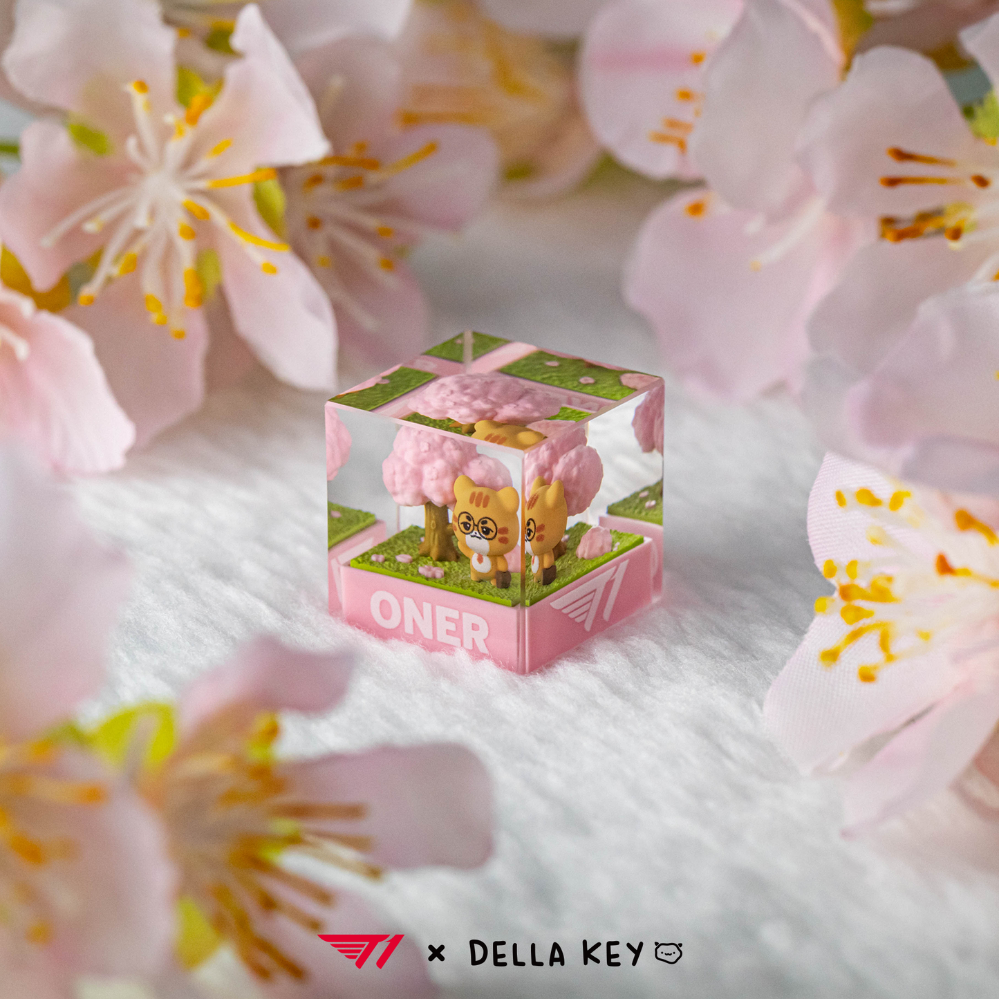[Pre-Order] Animal Friends Artisan Keycap - Blossom Edition