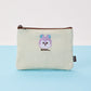 BT21 Today's Face Square Pouch