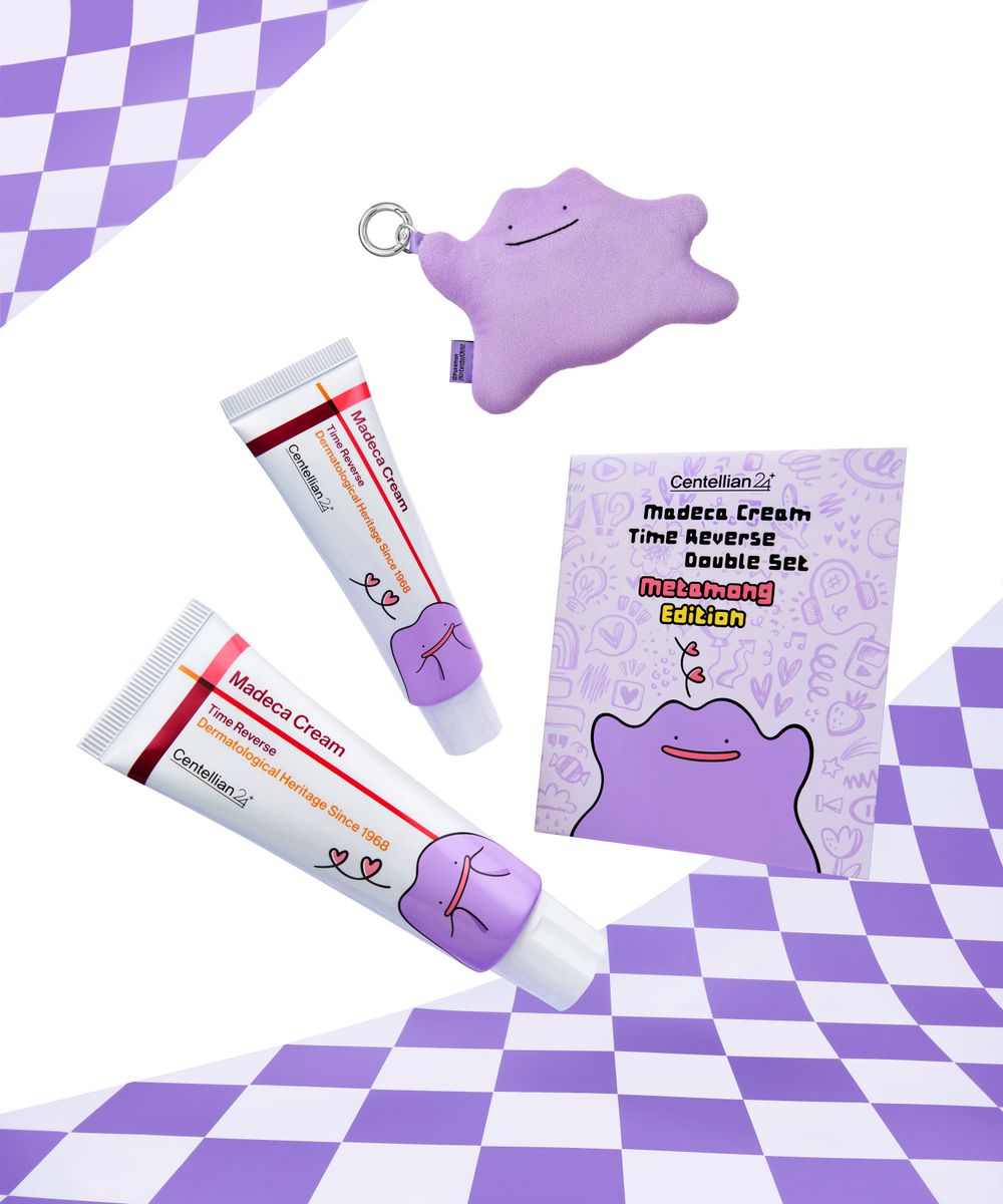 Madeca Cream Time Reverse Metamon Edition 50ml x 2 + Metamon Keyring Pouch
