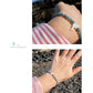 Aquamarine Raw Mother of Pearl Dolphin Lucky Sea Bracelet