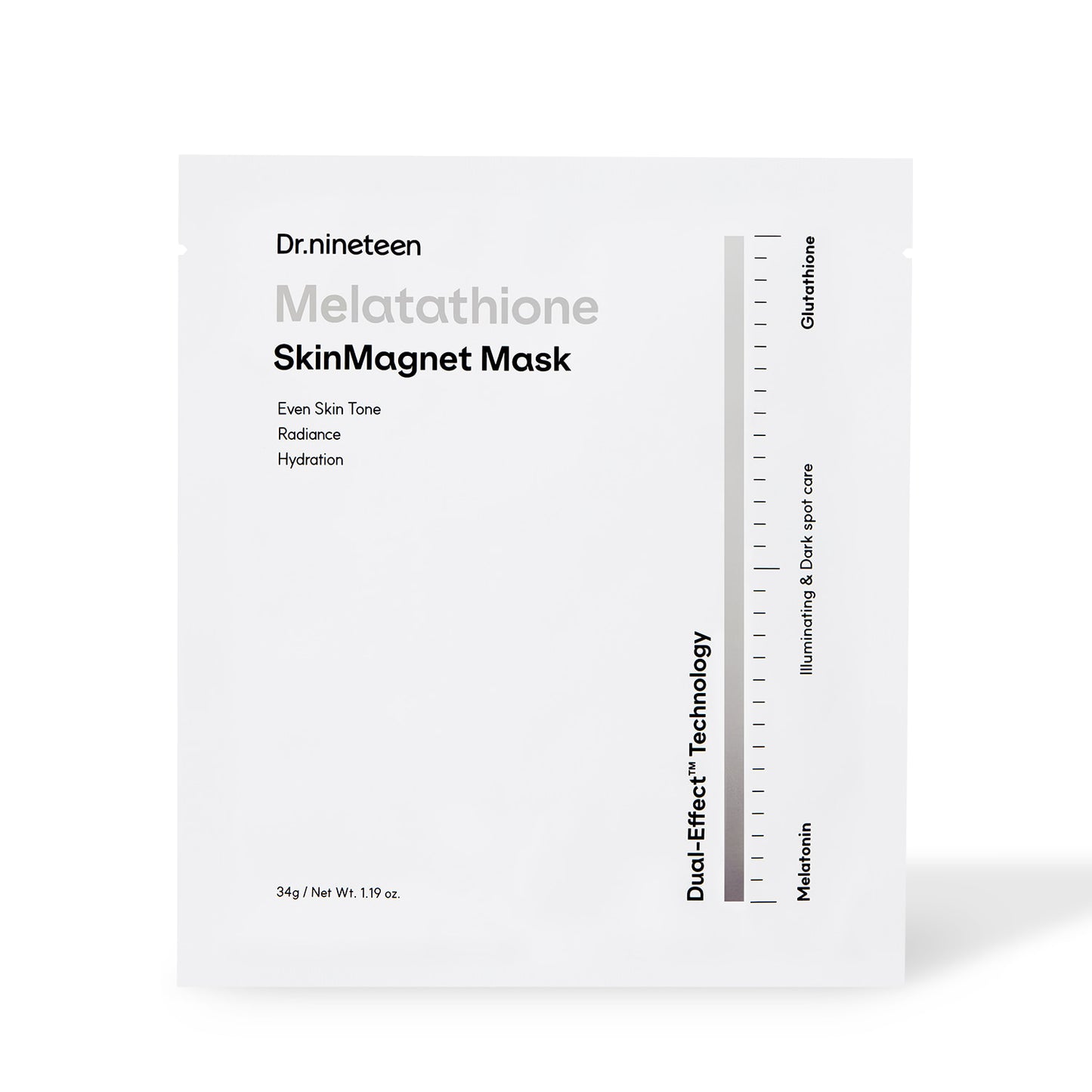 Dr. Nineteen Melatation Skin Magnet Mask (4 sheets)