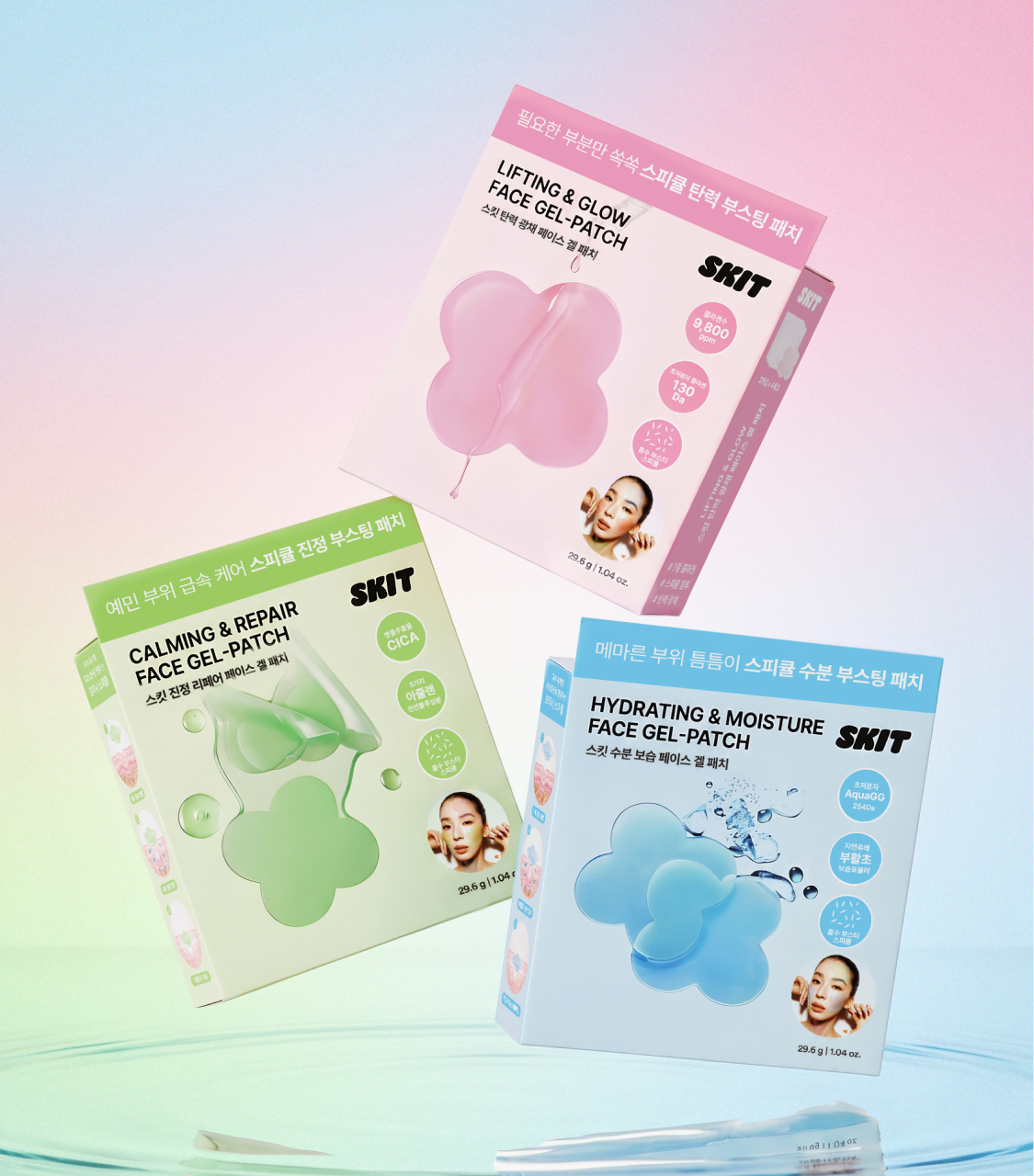 SKIT Face Gel Patch packaging