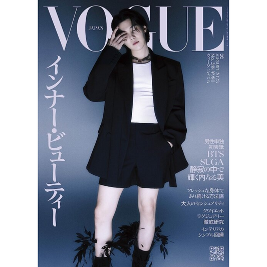Vogue Japan Suga Yoongi Cover 2023.08 Aug Magazine Pre Order