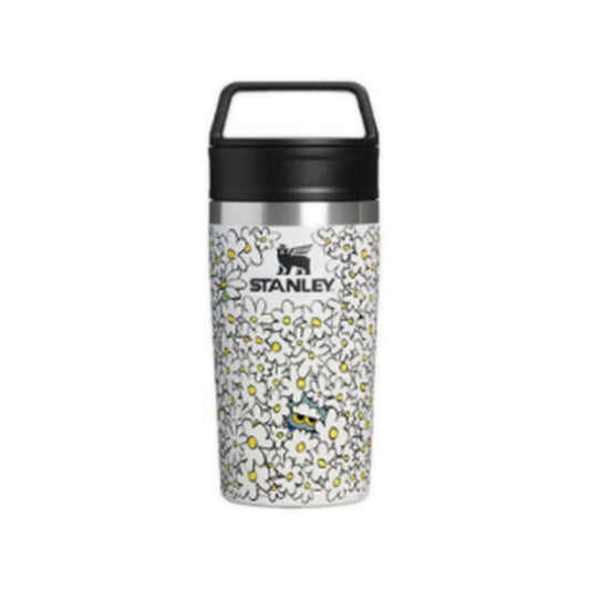 Stanley 1913 x ZO&FRIENDS Cafe-to-Go 12oz Frost travel mug with daisy artwork