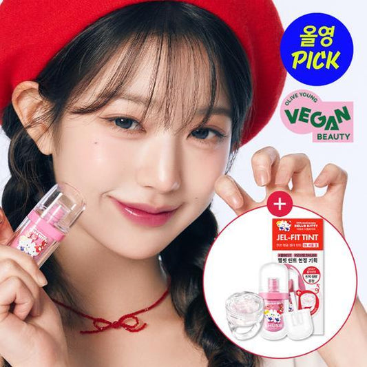 [Hello Kitty Collaboration] Amuse Jel-fit Tint (+Ring Lip Balm Gift)