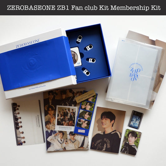 ZEROBASEONE ZEROSE 1st Global Official Fanclub Membership Kit