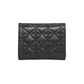 Carlyn Classic Caviar Cowhide Quilted Wallet Black [23SS]