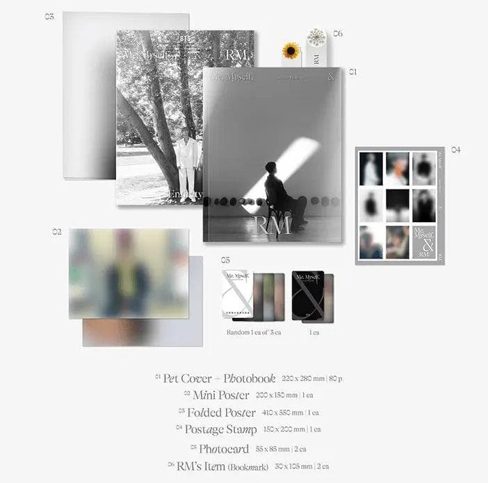 [2nd Pre Order] Special 8 Photo-Folio Me, Myself, and RM ‘Entirety’ Big Hit