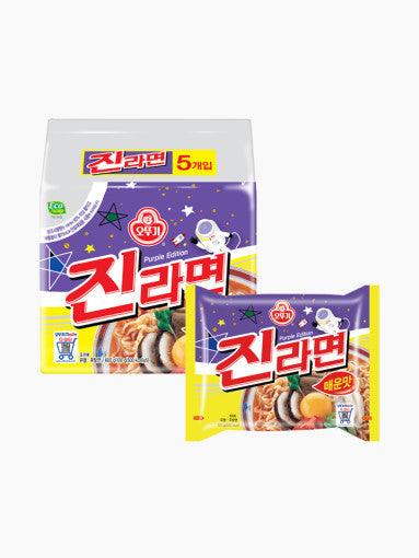BT21 Jin Ramen Multi-Pack Spicy (5 pieces) - Kgift.shop