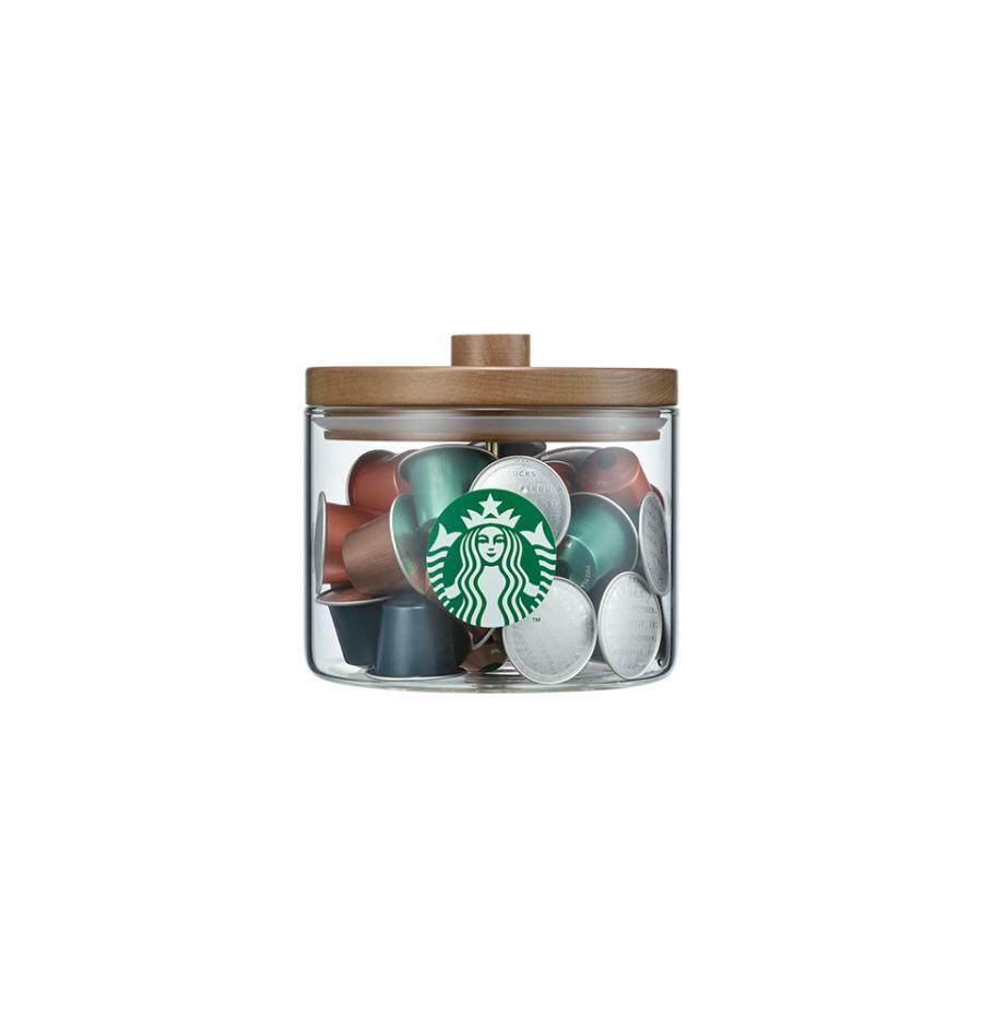 Starbucks Korea Siren glass container