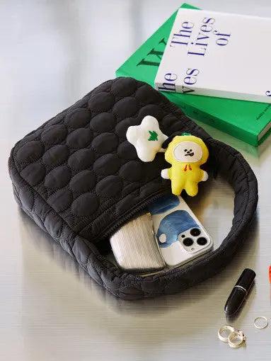 BT21 Winter Quilted Hobo Bag Line Friends