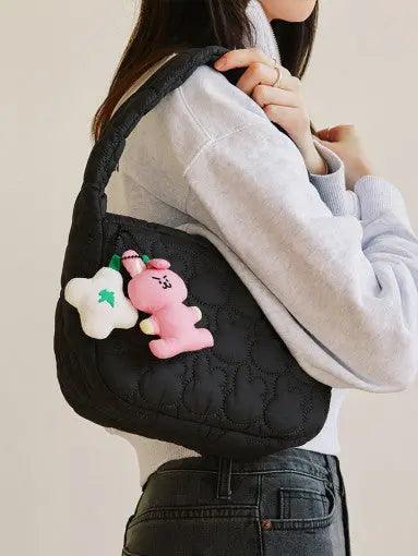 BT21 Winter Quilted Hobo Bag Line Friends