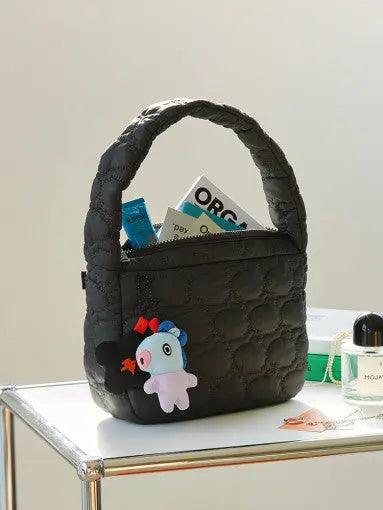 BT21 Winter Quilted Hobo Bag Line Friends