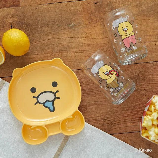 Kakao Friends Chunsik Canned beer glasses 2P + Snack dish 1P Gift Set - Kgift.shop