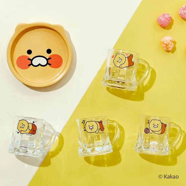 Kakao Friends Chunsik's mini hop handle soju cup + mini dish set - Kgift.shop