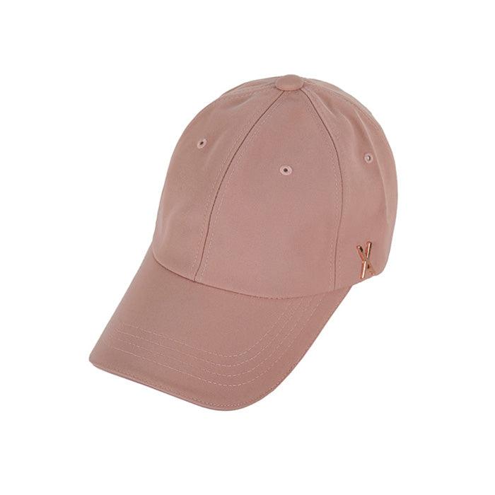 Varzar Rose Gold Stud Overfit Ball Cap | Kgifts.shop