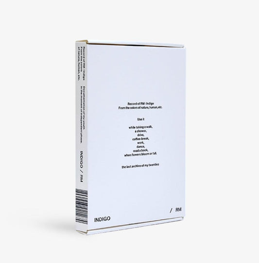 RM Album Indigo (Book Edition) Big Hit