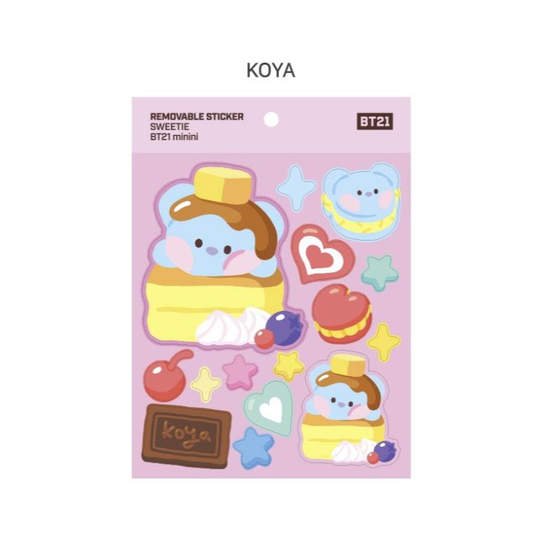 Monopoly x BT21 - Removable Sticker - Sweetie - Kgift.shop