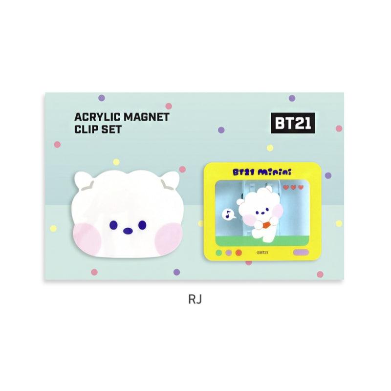 Monopoly x BT21 - Minini Acrylic Magnet Clip Set - Kgift.shop
