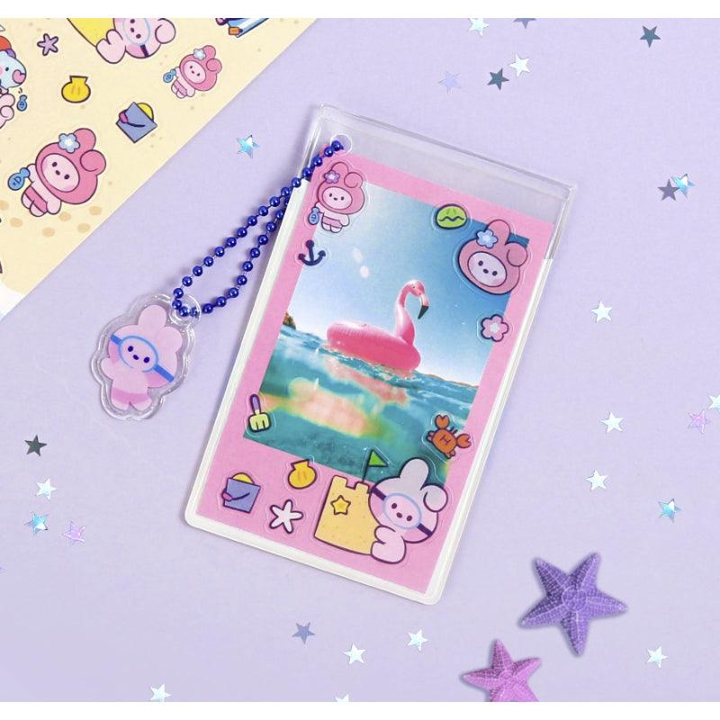 Monopoly x BT21 - Clear Card Pocket - Summer Sky - Kgift.shop