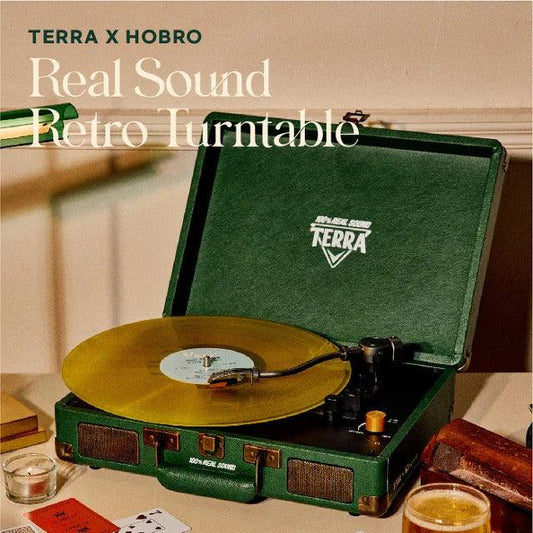 Terra x Hobro LP Real Sound Retro Turntable - Kgift.shop
