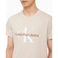 Calvin Klein Men's Regular Fit Monogram Embroidered Logo Short Sleeve T-Shirt Jungkook's Pick! Pre Order
