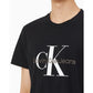 Calvin Klein 男式常规版型花押字刺绣徽标短袖 T 恤 Jungkook 精选！预购