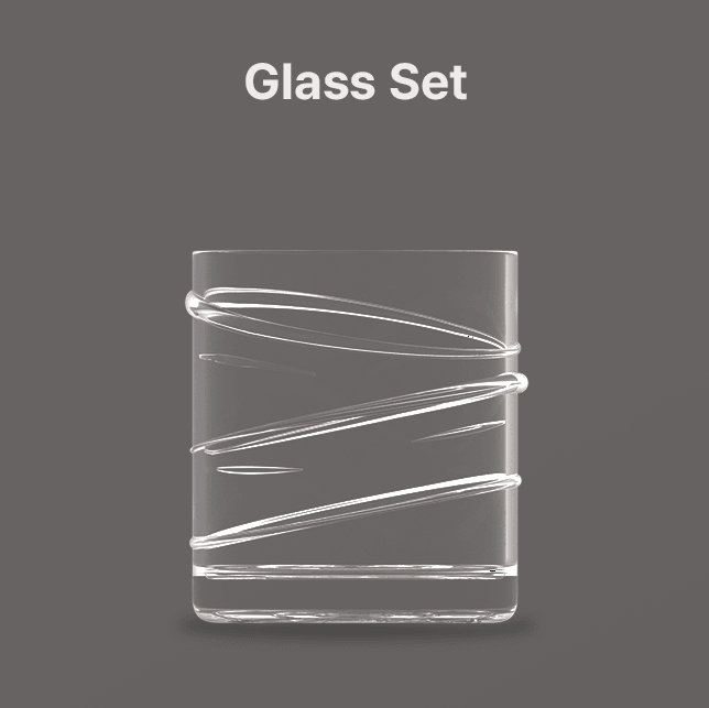 Jimin 'FACE' Official Merch- Glass Set (2pc set) PO1 - Kgift.shop