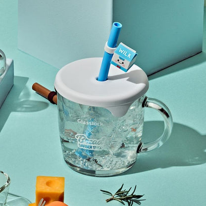 Glasslock x Bread Barbershop - Straw Cap Mug - Kgift.shop