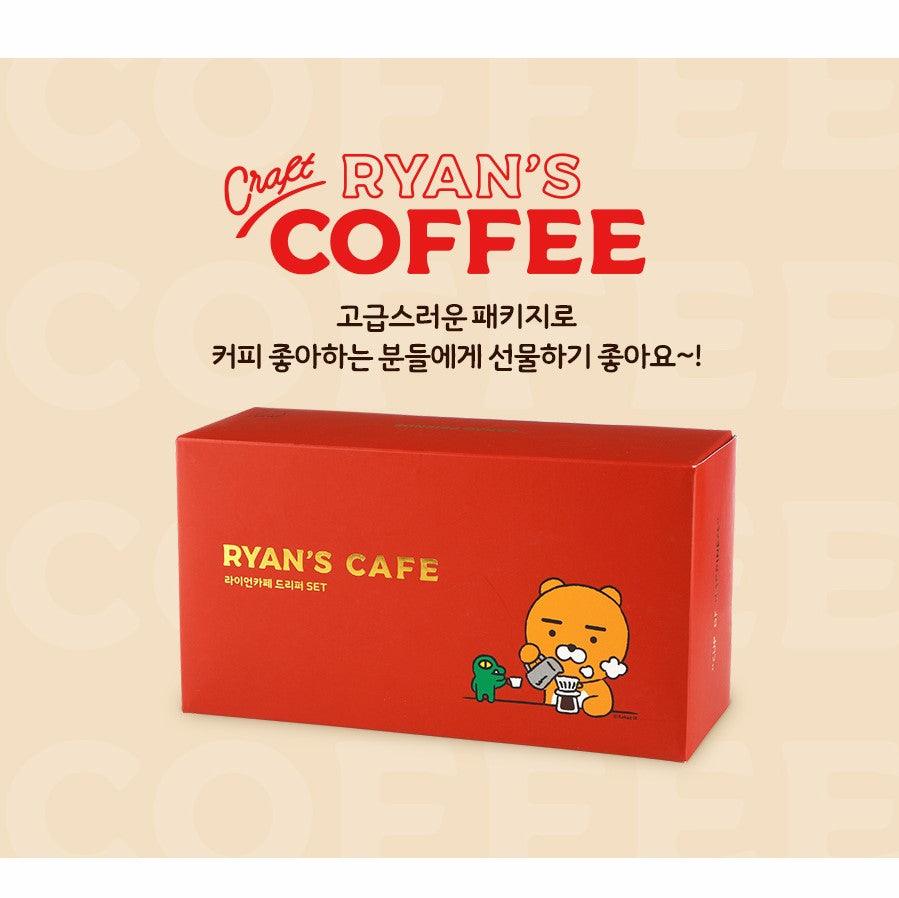 Kakao Friends Ryan Cafe Coffee Dripper Set - Kgift.shop
