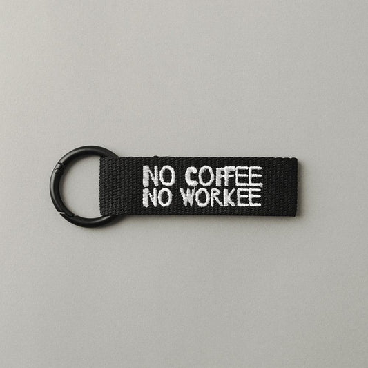 Jungjiyoung No Coffee No Work Keyring - Kgift.shop