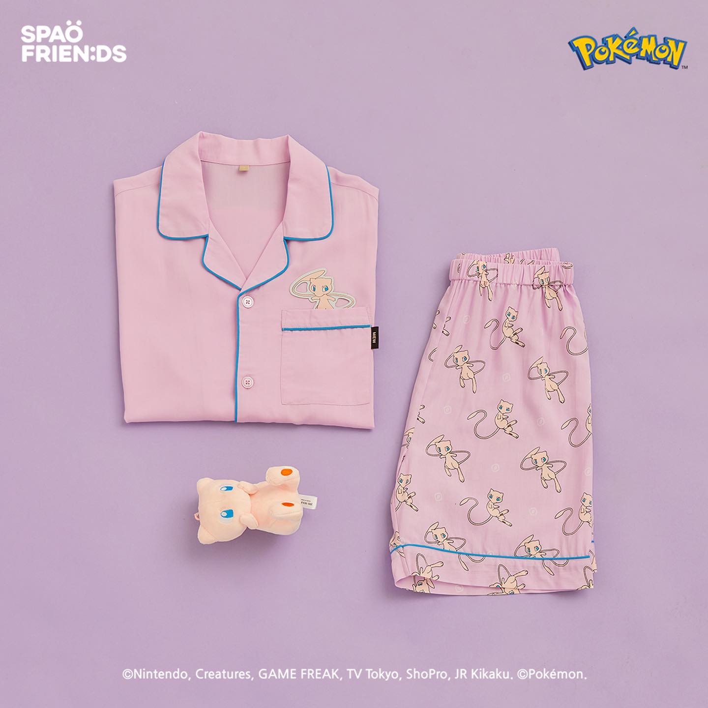 SPAO x Pokemon Short Sleeved Adult Pajamas Set