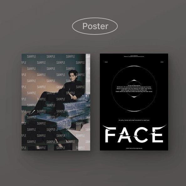 Jimin 'FACE' Official Merch- Overlayer Poster PO2 - Kgift.shop