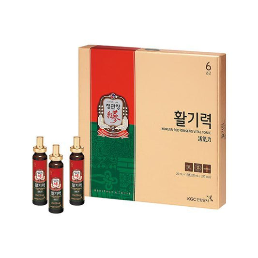 [KGC Cheong Kwan Jang] Hwal Gi Ruk Korean Red Ginseng Vital Tonic for Wellness Recovery - 20ml x 16 Bottles