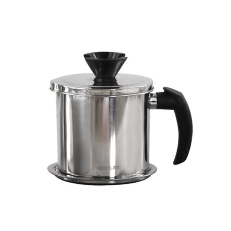 NEOFLAM FIKA Stainless Steel Oil Container Pot 1.3L