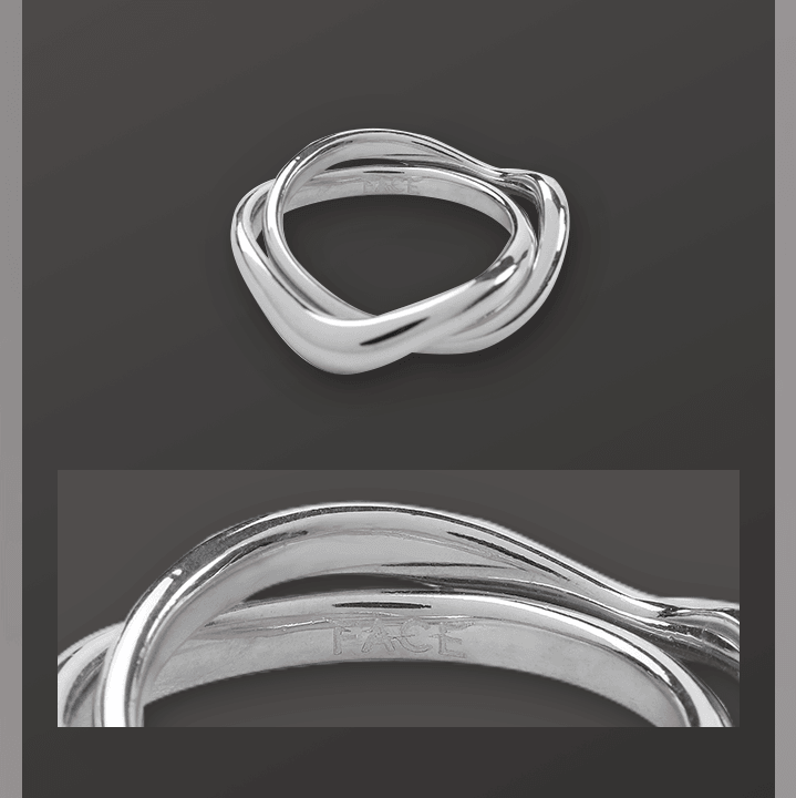 公式 JIMIN FACE シルバーリング 14号 Jimin 'FACE' Official Merch- Ring (Silver) | Kgifts.shop