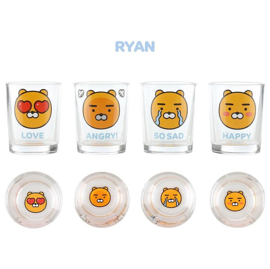 Kakao Friends Ryan/Apeach Mini Soju Cup 4P+Face Mini Dish - Kgift.shop