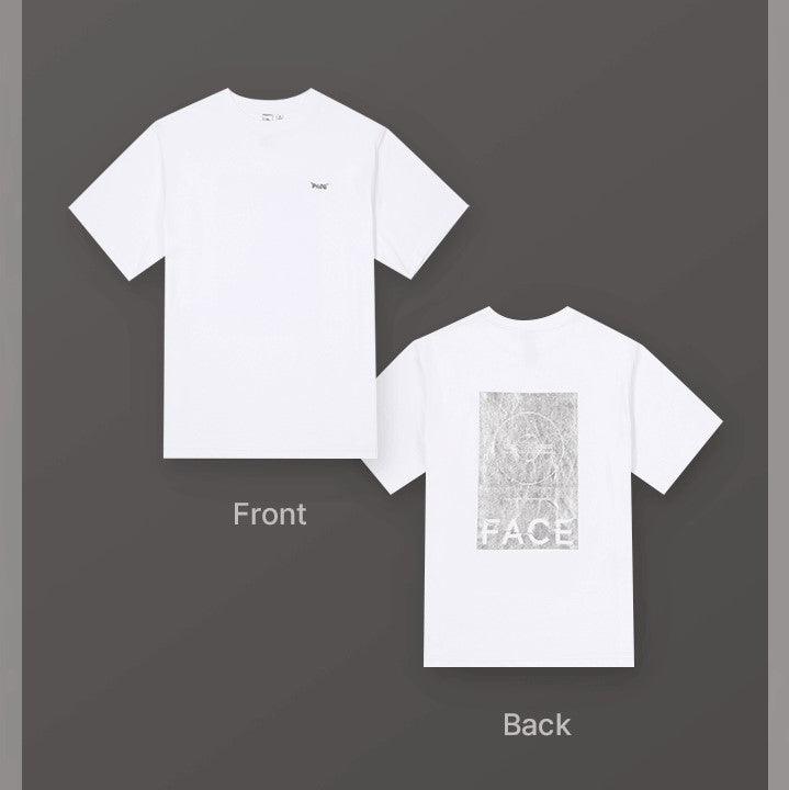 Jimin 'FACE' Official Merch- S/S T-Shirt (White) PO1 | Kgift.shop